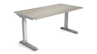 Standing Height Desks WFB Designs 60in x 30in Height Adjustable Desk with 2 Stage Motor