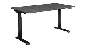 Standing Height Desks WFB Designs 60in x 30in Height Adjustable Desk with 3 Stage Motor