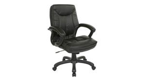 Office Chairs WFB Designs Mid Back Faux Leather Manager Chair