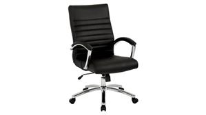 Office Chairs WFB Designs Mid Back Faux Leather Chair