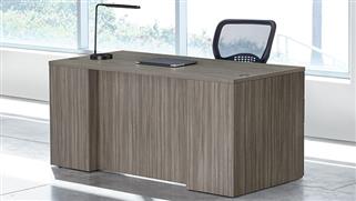 Executive Desks WFB Designs Step Front Double Pedestal Desk - 66in x 30in