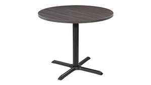 Conference Tables WFB Designs 30in Round Table with Black Metal Base - Standard Height