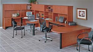 Corner Desks WFB Designs Multi-User Corner Desk Suite