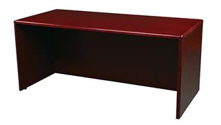 Executive Desks WFB Designs 66" x 30" Wood Veneer Desk Shell