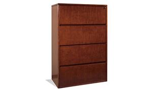File Cabinets Lateral WFB Designs 4 Drawer Wood Veneer Lateral File