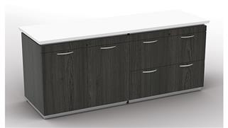 Executive Desks WFB Designs 72" x 24" Lateral File and Storage Credenza Cabinet