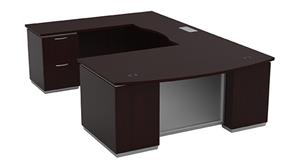 Executive Desks WFB Designs Bow Front U-Desk