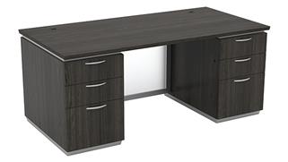 Executive Desks WFB Designs 72in x 36in Double Pedestal Desk
