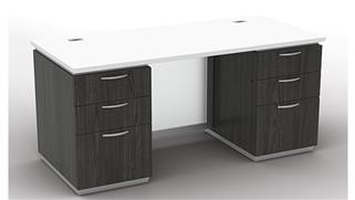 Executive Desks WFB Designs 66" x 30" Double Pedestal Desk