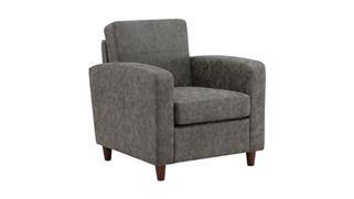 Accent Chairs WFB Designs Vera Bonded and Faux Leather Club Chair