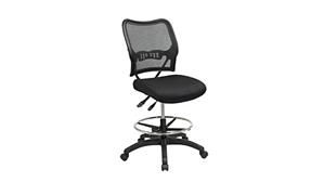 Drafting Stools WFB Designs Deluxe Mesh Back Dual Function Control Drafting Stool