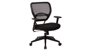 Office Chairs WFB Designs Light Mesh Back and Black Fabric Mesh Seat Office Chair