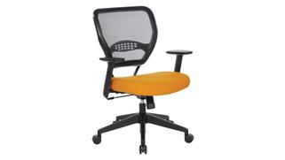 Office Chairs WFB Designs Light Mesh Back and Colorful Fabric Seat Office Chair