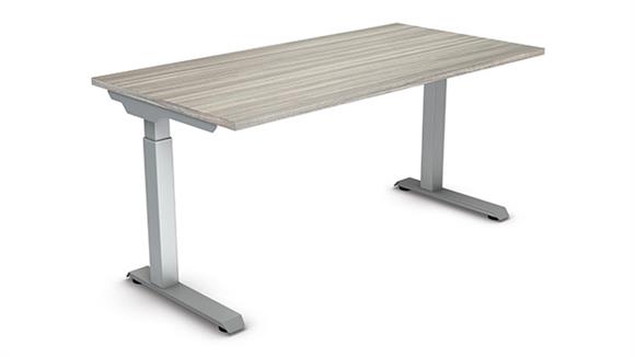 60in x 30in Height Adjustable Desk with 2 Stage Motor
