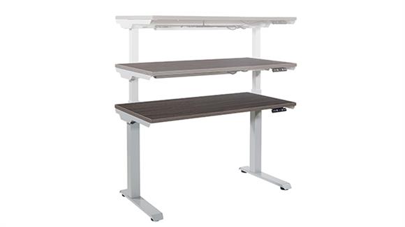 48in x 24in Height Adjustable Desk with 3 Stage Motor