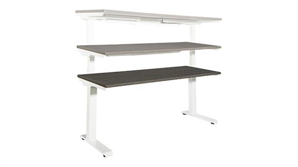72in x 24in Height Adjustable Desk with 3 Stage Motor