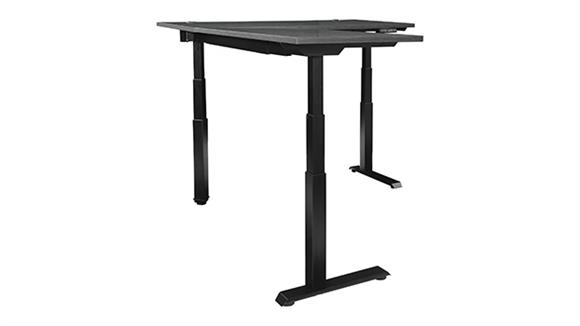 72in x 72in Height Adjustable L-Desk with 3 Stage Motor
