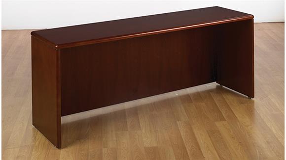66in x 20in Wood Veneer Credenza Desk Shell