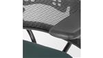 Grey Mesh Fabric Seat Detail