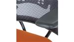 Orange Mesh Fabric Seat Detail