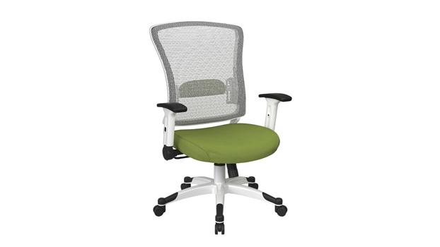 Green Fabric Mesh Seat