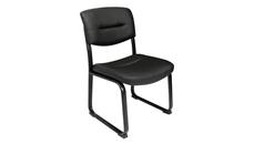 Side & Guest Chairs Regency Furniture Leather Armless Side Chair with Metal Frame