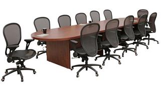 Conference Tables Regency Furniture 16ft Modular Racetrack Conference Table with 2 Power Data Grommets