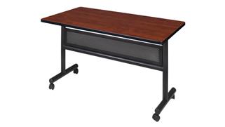 Training Tables Regency Furniture 48in Flip Top Mobile Training Table with Modesty