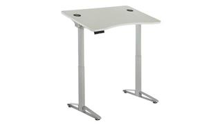 Standing Height Desks Safco Office Furniture Defy™ Electric Height-Adjustable Desk