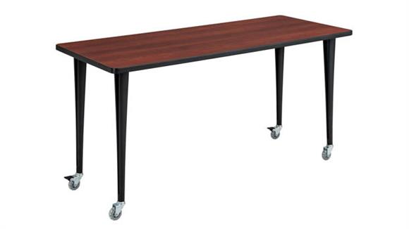Training Tables Safco Office Furniture 60" x 24" Mobile Table with Casters
