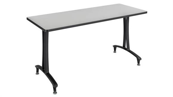 Training Tables Safco Office Furniture 60" x 24" Mobile Table with Glides
