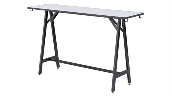 Standing Height Desks Safco Office Furniture 72" W Standing-Height Teaming Table