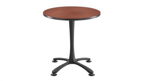 Cafeteria Tables Safco Office Furniture 30" Round, X Base Sitting Height