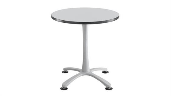 Cafeteria Tables Safco Office Furniture 30" Round, X Base, Sitting Height Table