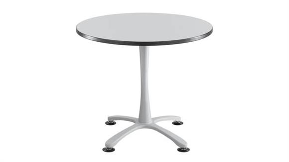 Cafeteria Tables Safco Office Furniture 36" Round, X Base, Sitting Height Table