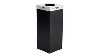 Waste Baskets Safco Office Furniture Square-Fecta™ Cans Lid
