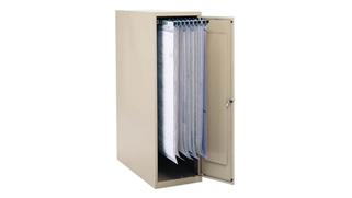 File Cabinets Vertical Safco Office Furniture Large Vertical Storage Cabinet for 18in, 24in, 30in and 36in Hanging Clamps