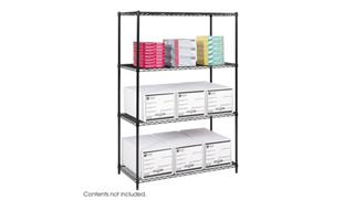 Shelving Safco Office Furniture in Dustrial Wire Shelving, 48in x 18in