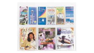 Magazine & Literature Storage Safco Office Furniture 6 Pamphlet and 3 Magazine Display