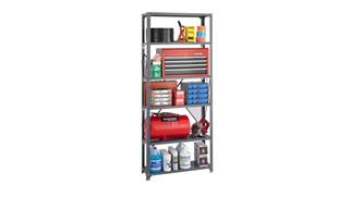 Shelving Safco Office Furniture 36in W x 12in D x 85in H in Dustrial Steel Shelving