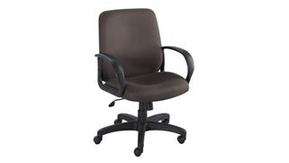Office Chairs Safco Office Furniture Poise® Executive Mid Back Chair