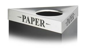 Waste Baskets Safco Office Furniture Paper Recycling Receptacle Lid