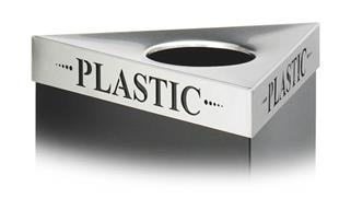 Waste Baskets Safco Office Furniture "Plastic" Recycling Receptacle Lid