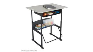 Adjustable Height Desks & Tables Safco Office Furniture Adjustable-Height Stand-Up Desk