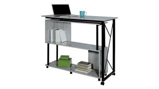 Standing Height Desks Safco Office Furniture Mood™ Standing Height Desk with Rotating Work Surface