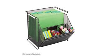 Storage Cubes & Cubbies Safco Office Furniture Onyx™ Stackable Mesh Storage Bins