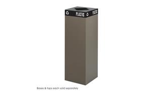Waste Baskets Safco Office Furniture Public Square® 42-Gallon Recycling Can Base