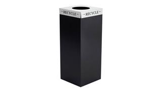 Waste Baskets Safco Office Furniture Square-Fecta™ Recycle Lid