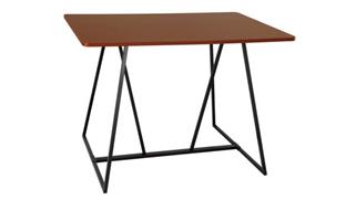 Training Tables Safco Office Furniture Oasis 60" Standing-Height Teaming Table
