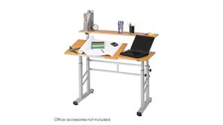Drafting Tables Safco Office Furniture Height-Adjustable Split Level Drafting Table